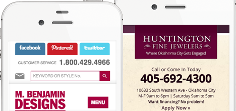 mobile website design